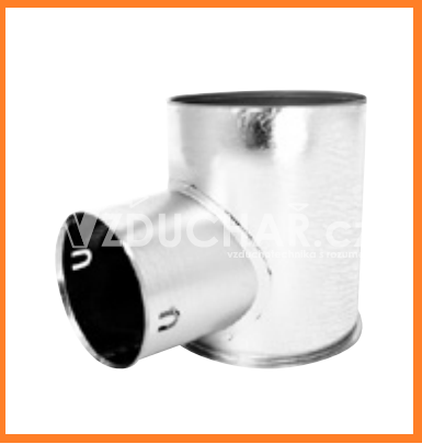 Vzduchovody - DFO Stropní / stěnový průchozí box nízký (bez izolace)